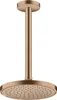 Kopfbrause AXOR 220, 1 jet brushed red gold brushed red Produktbild-Vorschau 4