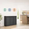 Contenitore per rifiuti Relaxdays, con 3 scomparti, Anteprima dell’immagine prodotto 2