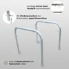 Fahrradanlehnbügel 115 x 99 cm Stahl feuerverzinkt Ø 49 mm Produktbild-Vorschau 4