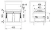 Franke Sorter FX 60 11-26-11, 550 mm, 456 mm, 448 mm, 60 cm Náhled obrázku produktu 8