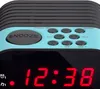 Lenco CR-07 Blu - Radiosveglia FM con sleep timer e doppio Anteprima dell’immagine prodotto 2