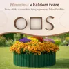 Floranica Záhradný plôtik drevený 100 x 10 cm, Zelená – Náhľad obrázku produktu 4