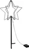 A black wireframe star decoration with a stake and a power cord. Anteprima dell’immagine prodotto