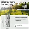 CASARIA® Stehtisch Klappbar 110cm Hoch Rund Ø 60cm Outdoor Produktbild-Vorschau 4