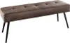 riess-ambiente Design Sitzbank BOUTIQUE 100cm braun Produktbild-Vorschau 1