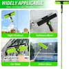 Fensterreiniger Fensterwischer Teleskop 4.5m, 2 in 1 Profi Produktbild-Vorschau 6