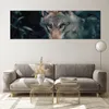 Bilder auf glas - Einteilig - Wolf Wald Raubtier - 160x50cm Produktbild-Vorschau 7