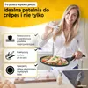 endusor patelnia do crêpes na indukcję z powłoką nieprzywierającą do przygotowywania crêpes, naleśni Podgląd zdjęcia produktu