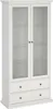 Vitrine - Vitrine blanche 41,6 x 96,2 x 200,8 cm (h) Voir les images du produit 1