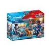 A Playmobil police action set in a city setting, featuring police officers and a dog. Anteprima dell’immagine prodotto