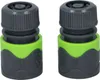 hadicová přípojka 3,5 x 6 cm ABS šedá/zelená 2dílná Náhled obrázku produktu 2