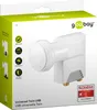 Goobay 67270 Universal Twin LNB, Gris-Blanc - LNB SAT Voir les images du produit 2