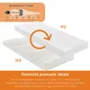 Ergonomiczny materac z pianki zimnej z 7 strefami, 140x200 Podgląd zdjęcia produktu 16
