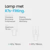 Modee -Halogeen Staaflamp R7s Helder - 80W 1400lm 2700K - Productafbeelding-voorbeeld 4