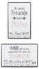 GILDE Schild, rechteckig, "Hundebande", Spruch, Metall, Produktbild-Vorschau 1