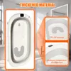 Set de bain pour bébé Pliable avec thermomètre et coussin Voir les images du produit 5