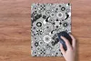 MuchoWow® Mauspad Mousepad Blumen - Muster - Zitate 30x40 Produktbild-Vorschau 3