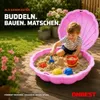 ONBEST Sandkasten 2in1 Sandmuschel mit Deckel | 100 kg | Produktbild-Vorschau 5