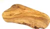 A rustic olive wood cutting board on a white background. Produktbild-Vorschau