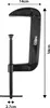 NEO TOOLS Profi Schroefklem Type C (G) – Robuuste G-klem Productafbeelding-voorbeeld 3