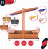 KOTARBAU® Sandkasten mit Dach 120x120 cm Holz mit Abdeckung Produktbild-Vorschau 7