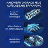 Akku-Luftpumpe Luftpumpe Kompressor-Reifenfüller mit Produktbild-Vorschau 6