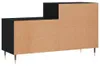 vidaXL Schuhregal Schwarz 102x36x60 cm Holzwerkstoff Produktbild-Vorschau 6