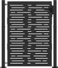 vidaXL Gartentor Schwarz 110 x 130 cm Pulverbeschichteter Produktbild-Vorschau 1