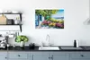 MuchoWow® Poster Malerei - Pflanzen - Blumen - Haus - Öl Produktbild-Vorschau 3