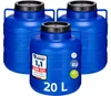 Garronda Set 3x 20 Liter Weithalsfass BPA-frei Futtertonne Produktbild-Vorschau 2