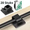 Kabelclips - 20 Stuks - Zelfklevend - Kabel Houder - Kabel Productafbeelding-voorbeeld 1