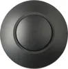 A black circular dimmer switch shown from a top-down perspective on a white background. Produktbild-Vorschau