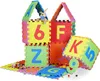 Relaxdays Spielmatte Puzzle 86 tlg, Puzzlematte Buchstaben Produktbild-Vorschau 1