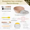 10-teiliges Profi Brotbackset mit rundem Rattan Produktbild-Vorschau 9
