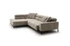 KAWOLA Sofa OHIO Ecksofa Feincord beige mit motorischem Produktbild-Vorschau 6