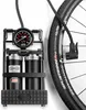 HEYNER® Nožná pumpa Dvojvalcová pumpa na bicykel Vzduchová Náhľad obrázku produktu 10