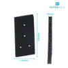 A product image showing a black foam filter with dimensions indicated by measurement lines and text. Voir les images du produit