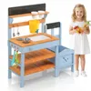 LEADZM Matschküche aus Holz für Kinder Produktbild-Vorschau 7