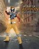 Power Ranger - Gold Ranger Dino Charge Muskel Kostüm für Produktbild-Vorschau 2