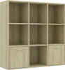 Libreria rovere Sonoma 98x30x98 cm materiale a base di Anteprima dell’immagine prodotto 8
