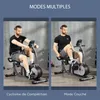 HOMCOM Vélo d'appartement, vélo couché magnétique avec 8 Voir les images du produit 8