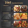 Aigostar 3-in-1-Kombi-Waffeleisen 750 W Sandwichmaker, 3 Produktbild-Vorschau 6