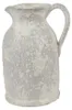 Clayre & Eef Dekorative Kanne 16x13x21 cm Beige Terrakotta Produktbild-Vorschau 1