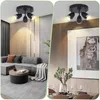 ZMH Reflektor sufitowy LED nowoczesny okrągły 3 płomienie Podgląd zdjęcia produktu 6