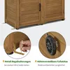 M MCombo Gartenschrank Gartenhaus Holz Wetterfest, Outdoor Produktbild-Vorschau 5