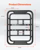 VEVOR Fahrradkorb hinten 435x330x155 mm, Gepäckträger zum Produktbild-Vorschau 7