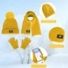 ANTCOOL Kinder Winter Strandmütze Schal Handschuhe Set 2-10 Produktbild-Vorschau 3
