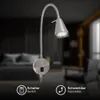 Briloner Comfort Light LED nástenné svietidlo Flexarm matný Náhľad obrázku produktu 2