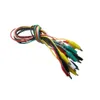 Krokodilklemmen Satz 10xKabel isoliert 54cm Farbig Produktbild-Vorschau 3