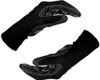 A pair of black work gloves with gray accents and white trim on a white background. Anteprima dell’immagine prodotto